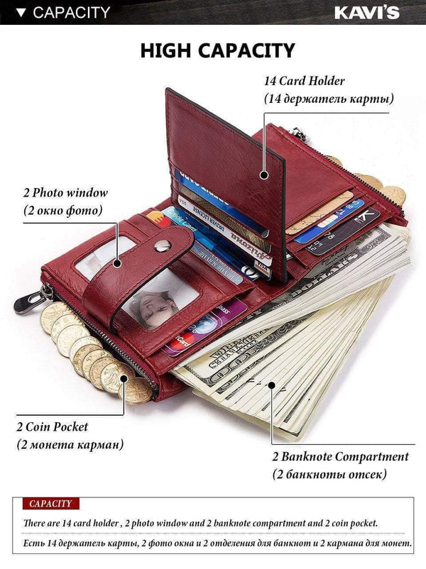 Planet Gates Genuine Leather Free Engraving Quality Wallet Women Crazy Horse Wallets Coin Purse Short Male Mini Money Bag Girls