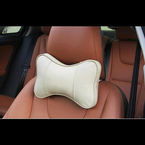 Planet Gates Genuine leather Head pillow Neck pillow Car styling for Volvo XC60 S60 V60 V40 XC90 S80 auto interior accessories