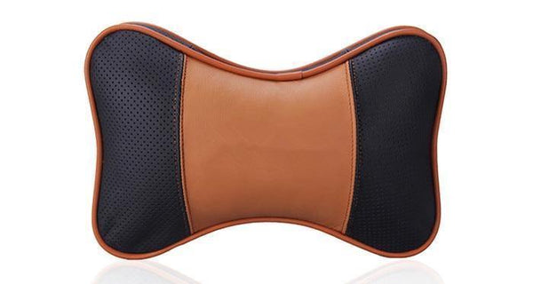 Planet Gates Genuine leather Head pillow Neck pillow Car styling for Volvo XC60 S60 V60 V40 XC90 S80 auto interior accessories