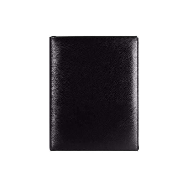 Planet Gates Genuine Leather Logo Custom A5 Notebook Cowhide Travelers Loose leaf Office Commercial Writing Pads Diary Rings Binder