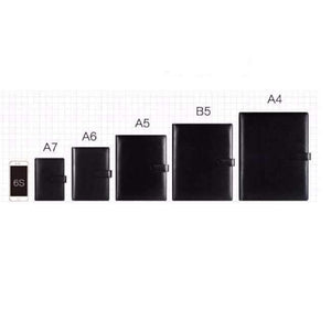 Planet Gates Genuine Leather Logo Custom A5 Notebook Cowhide Travelers Loose leaf Office Commercial Writing Pads Diary Rings Binder