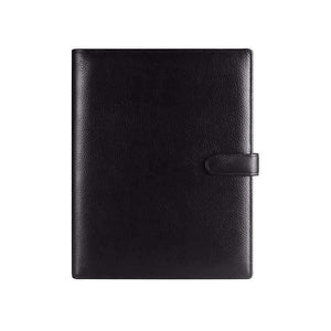 Planet Gates Genuine Leather Logo Custom A5 Notebook Cowhide Travelers Loose leaf Office Commercial Writing Pads Diary Rings Binder