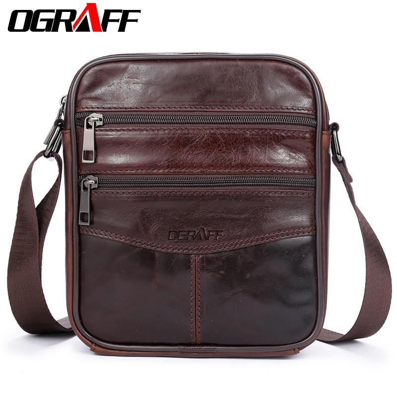 Planet Gates Genuine Leather Men Bag Casual Business Leather Mens Messenger Bag Vintage Men's Crossbody Bag bolsas male