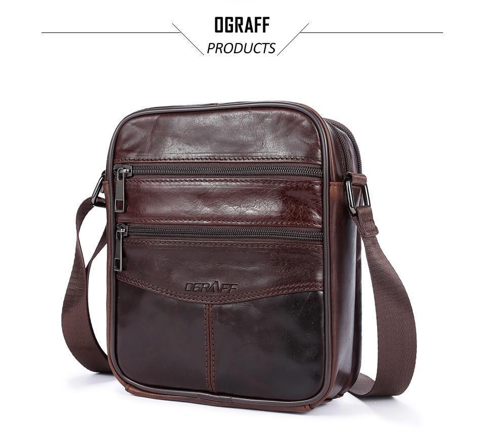 Planet Gates Genuine Leather Men Bag Casual Business Leather Mens Messenger Bag Vintage Men's Crossbody Bag bolsas male