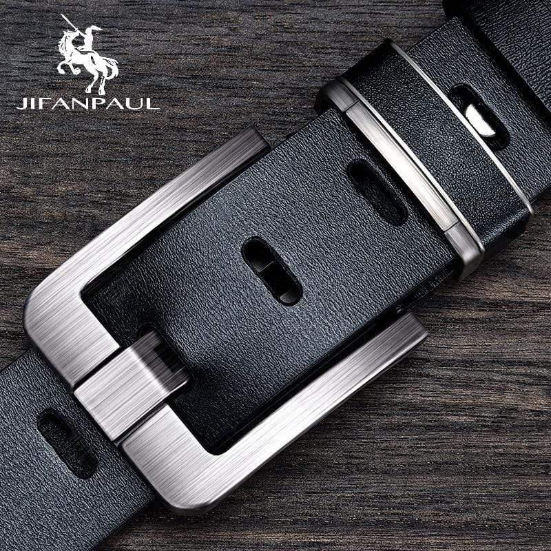Genuine Leather Men Belts Fashion Alloy Belts Buckle Luxury Brand Jeans Belts For Men Business Belt Male