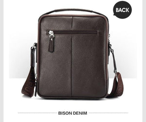 Planet Gates Genuine Leather Men's Bag Business  Shoulder Crossbody Bag Christmas Gift designer handbags high quality N2333-1&2