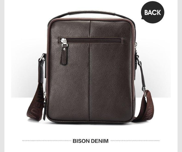 Planet Gates Genuine Leather Men's Bag Business  Shoulder Crossbody Bag Christmas Gift designer handbags high quality N2333-1&2