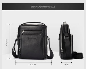 Planet Gates Genuine Leather Men's Bag Business  Shoulder Crossbody Bag Christmas Gift designer handbags high quality N2333-1&2