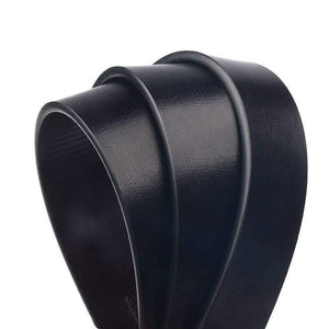 Genuine Leather Men's Belt Cowhide Strap For Male Automatic Buckle Toothless Leather Belt Male Belts For Men