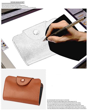 Planet Gates Genuine Leather Men Wallet ID Credit Card Holder Wallets Male Small Coin Purse Women Money Bag Vallet Mini Walet