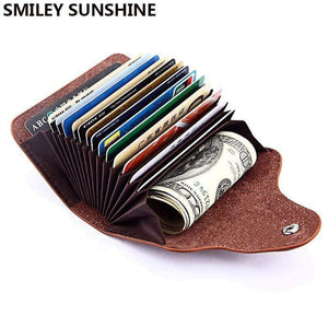 Planet Gates Genuine Leather Men Wallet ID Credit Card Holder Wallets Male Small Coin Purse Women Money Bag Vallet Mini Walet