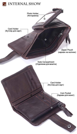 Planet Gates Genuine Leather Men Wallets Casual Zipper Coin Purse With Card Holder Brand Cowhide Long Wallet Clutch For Male