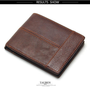 Planet Gates Genuine Leather Men Wallets Coin Pocket Zipper Men's Leather Wallet With Coin Purse Portfolio Cartera