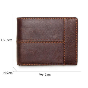 Planet Gates Genuine Leather Men Wallets Coin Pocket Zipper Men's Leather Wallet With Coin Purse Portfolio Cartera