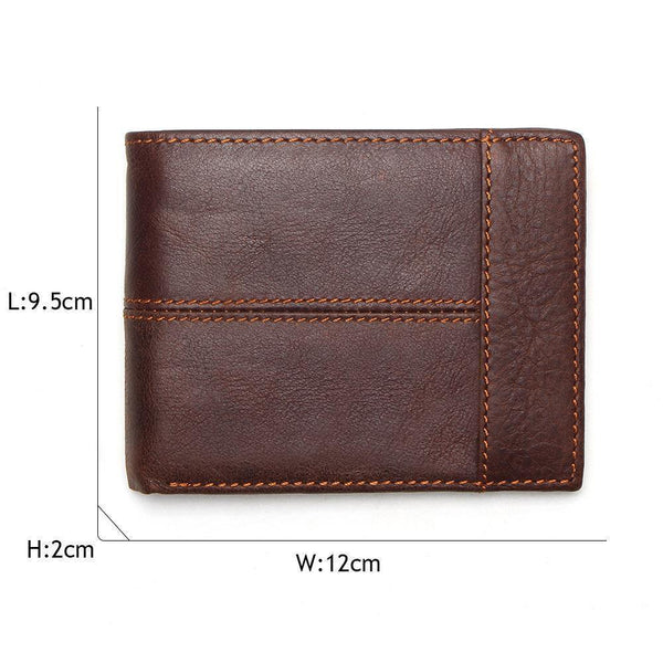 Planet Gates Genuine Leather Men Wallets Coin Pocket Zipper Men's Leather Wallet With Coin Purse Portfolio Cartera