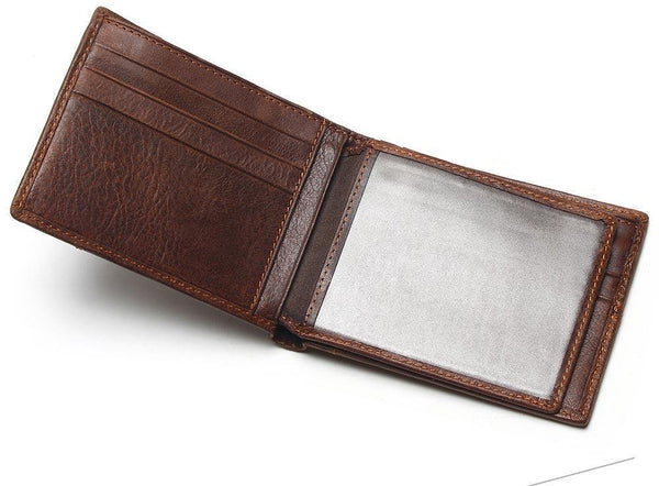 Planet Gates Genuine Leather Men Wallets Coin Pocket Zipper Men's Leather Wallet With Coin Purse Portfolio Cartera