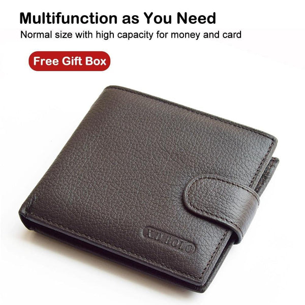 Planet Gates Genuine Leather Men Wallets Cow Leather Wallet Men Coin Pocket Money Bag Fashion Mens Purses With Card Holder