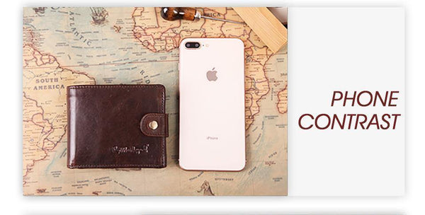 Planet Gates Genuine Leather Men Wallets Short 100% Top Quality Fashion High Quality Coin Purse  Original Brand