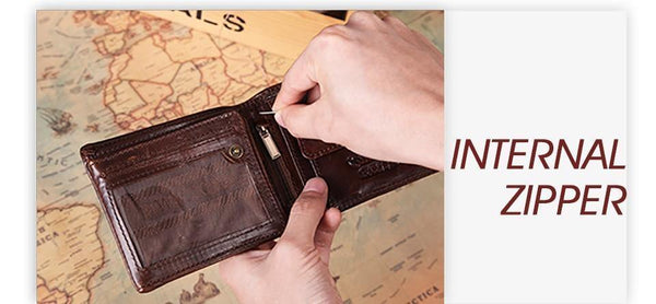 Planet Gates Genuine Leather Men Wallets Short 100% Top Quality Fashion High Quality Coin Purse  Original Brand