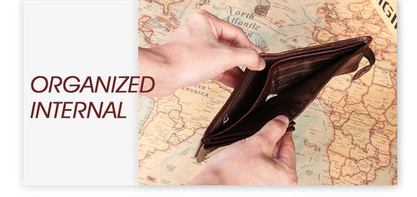 Planet Gates Genuine Leather Men Wallets Short 100% Top Quality Fashion High Quality Coin Purse  Original Brand