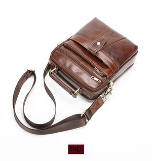 Planet Gates Genuine Leather Messenger bags for men Shoulder Bag Business Briefcase Crossbody Bag Male Totes Purse iPad Handbags