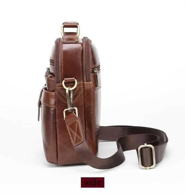 Planet Gates Genuine Leather Messenger bags for men Shoulder Bag Business Briefcase Crossbody Bag Male Totes Purse iPad Handbags