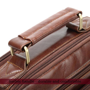Planet Gates Genuine Leather Messenger bags for men Shoulder Bag Business Briefcase Crossbody Bag Male Totes Purse iPad Handbags