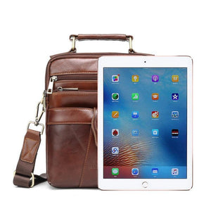 Planet Gates Genuine Leather Messenger bags for men Shoulder Bag Business Briefcase Crossbody Bag Male Totes Purse iPad Handbags