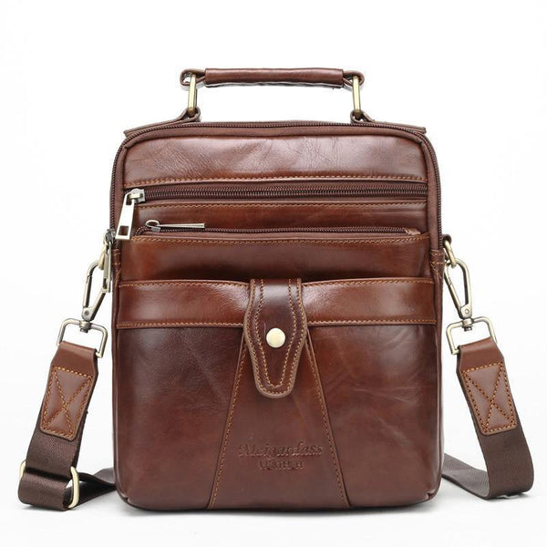 Planet Gates Genuine Leather Messenger bags for men Shoulder Bag Business Briefcase Crossbody Bag Male Totes Purse iPad Handbags