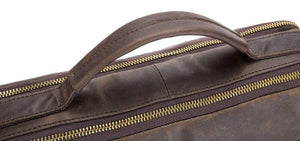 Planet Gates Genuine Leather Vintage Men Bag Handbag Business Casual  Men's Travel Laptop Bag Shoulder Bags Tote Briefcase