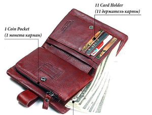 Planet Gates Genuine Leather Women Wallet And Purses Coin Purse Female Small Portomonee Rfid Walet Lady Perse For Girls Money Bag