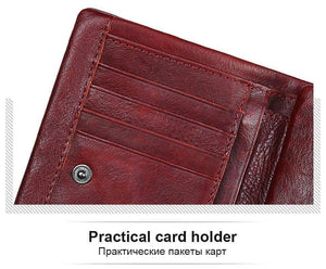 Planet Gates Genuine Leather Women Wallet And Purses Coin Purse Female Small Portomonee Rfid Walet Lady Perse For Girls Money Bag