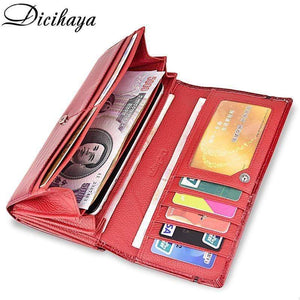 Planet Gates Genuine Leather Women Wallet Multifunction Womens Clutch Wallets Brand Purses Femme Billetera Card Holder Phone Bag