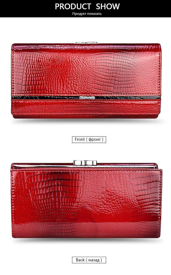 Planet Gates Genuine Leather Women Wallet Multifunction Womens Clutch Wallets Brand Purses Femme Billetera Card Holder Phone Bag