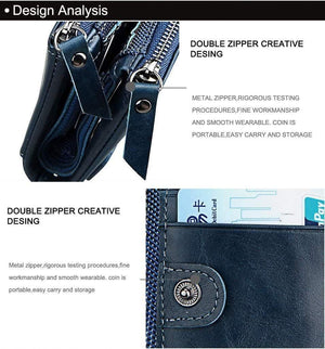 Planet Gates Genuine Leather Women Wallet Purses Coin Purse Female Small Portomonee Bifold Rfid Wallet Lady Purse For Girls Money Bag