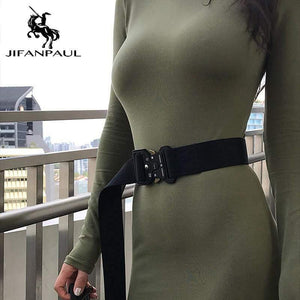 Genuine Men's Military Tactical Belt High Quality Nylon Alloy Fashion Metal Buckle Elastic Men's Training Battle Belt