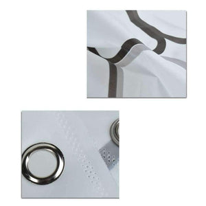 Planet Gates Geometric Pattern Bathroom Curtain PEVA Eco-friendly Waterproof Moldproof Plastic Shower Curtains Bath Room Products More Size