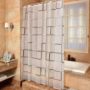 Planet Gates Geometric Pattern Bathroom Curtain PEVA Eco-friendly Waterproof Moldproof Plastic Shower Curtains Bath Room Products More Size