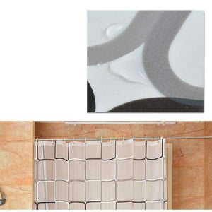 Planet Gates Geometric Pattern Bathroom Curtain PEVA Eco-friendly Waterproof Moldproof Plastic Shower Curtains Bath Room Products More Size