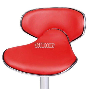 Planet Gates Germany / Black Homdox 1 Pair 360 Degree Swivel Bar Chair Faux Leather Kitchen Breakfast Bar Stool Chrome Base Adjustable Lift Chair N25A*