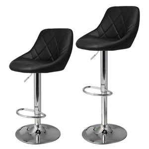 Planet Gates Germany / Black Homdox 2pcs Synthetic Leather Swivel Bar Stools Chairs Height Adjustable Pneumatic Heavy-duty Counter Pub Chair Barstools N20*