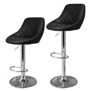 Planet Gates Germany / Black Homdox 2pcs Synthetic Leather Swivel Bar Stools Chairs Height Adjustable Pneumatic Heavy-duty Counter Pub Chair Barstools N20*