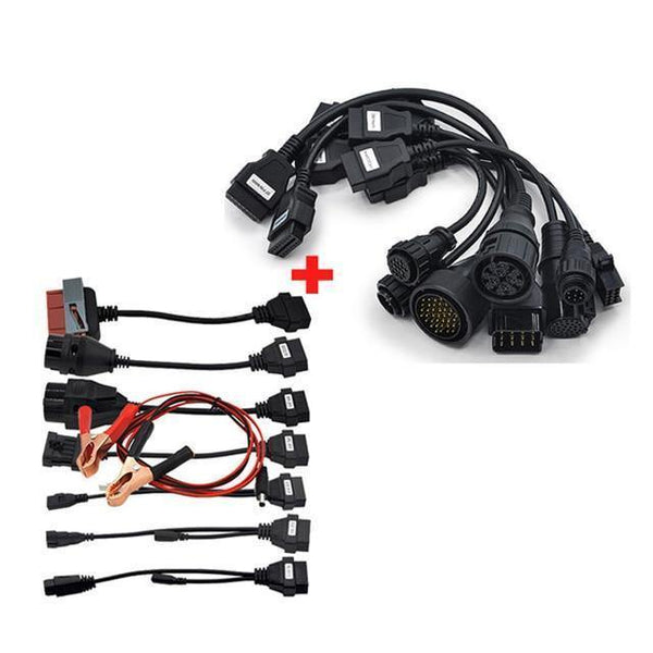 Planet Gates Germany / car and truck cables Truck cables full set 8 for cdp tcs pro plus / multidiag pro / MVD OBDII diagnostic tool OBD 2 scanner truck leads