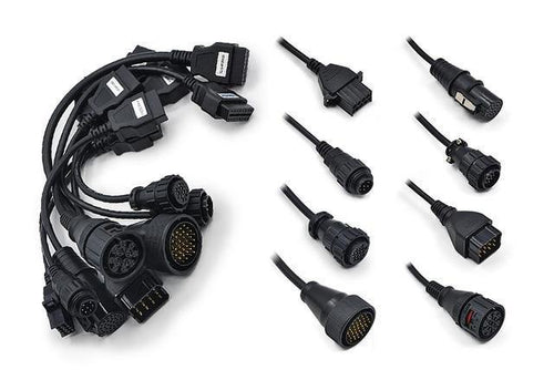 Planet Gates Germany / Truck cables Truck cables full set 8 for cdp tcs pro plus / multidiag pro / MVD OBDII diagnostic tool OBD 2 scanner truck leads