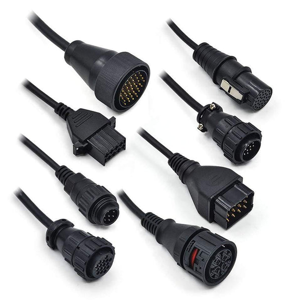 Planet Gates Germany / Truck cables Truck cables full set 8 for cdp tcs pro plus / multidiag pro / MVD OBDII diagnostic tool OBD 2 scanner truck leads