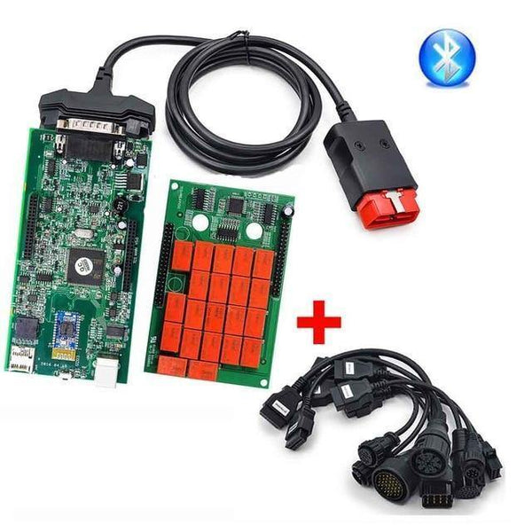 Planet Gates Germany / V3.0 board CDP TCS Truck cables full set 8 for cdp tcs pro plus / multidiag pro / MVD OBDII diagnostic tool OBD 2 scanner truck leads