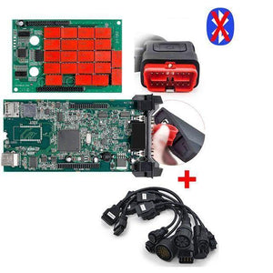 Planet Gates Germany / With V3.0 cdp tcs Truck cables full set 8 for cdp tcs pro plus / multidiag pro / MVD OBDII diagnostic tool OBD 2 scanner truck leads