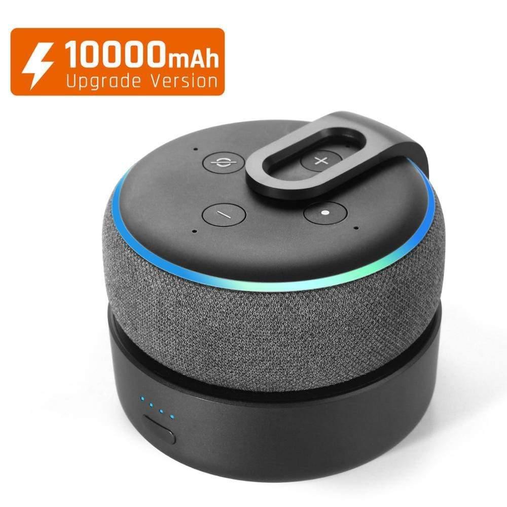 GGMM D3+ Battery Case For Amazon Alexa Echo Dot 3rd Gen Alexa Speaker 10000mAh Battery Charging For Echo Dot 3 16H Playing Time