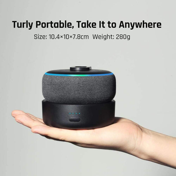 GGMM D3+ Battery Case For Amazon Alexa Echo Dot 3rd Gen Alexa Speaker 10000mAh Battery Charging For Echo Dot 3 16H Playing Time
