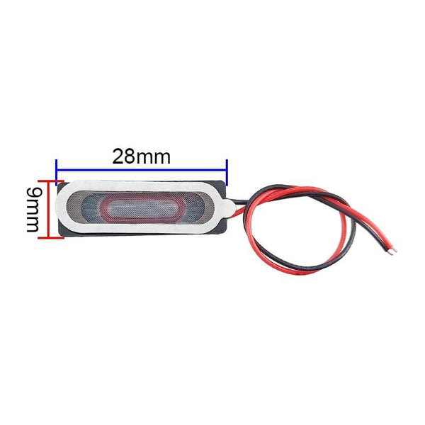 Planet Gates GHXAMP 09*28mm Small Speaker 8Ohm 1W Internal Magnetic Loudspeaker For Fingerprint Lock Monitor Interphone Audio Driver Unit 2pc